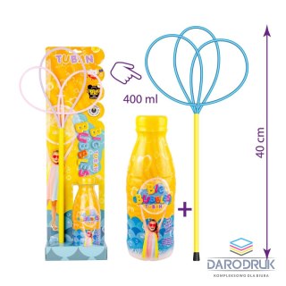 Tuban Bańki mydlane Obręcz Pro Multi Motylek 400 ml Tuban (TU342)