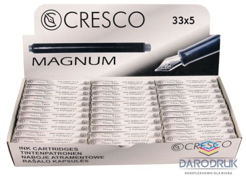 Cresco Naboje długie Magnum czarne Cresco (80036)