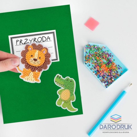Kidea Mozaika Zoo NAKLEJKI DIAMENTOWE Kidea (NDZOKA)