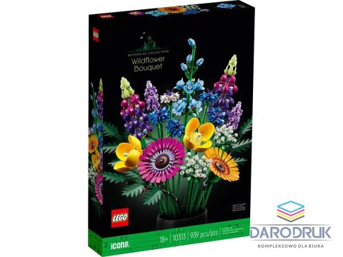 Lego Klocki konstrukcyjne Icons bukiet z polnych kwiatów Lego (10313)
