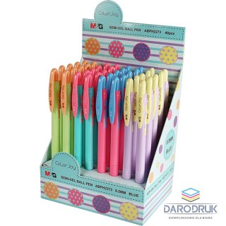 M&G Długopis Color Joy Semi Gel wkład niebieski 0,5mm M&G (ABPH2272)
