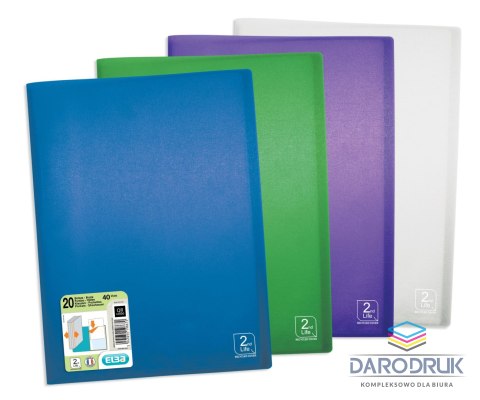 Oxford Album ofertowy Elba 2Life A4 40 kieszeni (400059343)