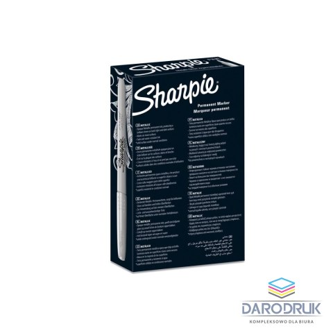 Sharpie Marker permanentny wkład srebrny 1,0mm okrągła końcówka Sharpie (1891063)