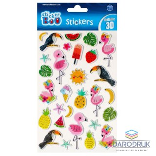 Stickerboo Naklejka (nalepka) S-Boo Metalic 3d Tropic Stickerboo (493711)