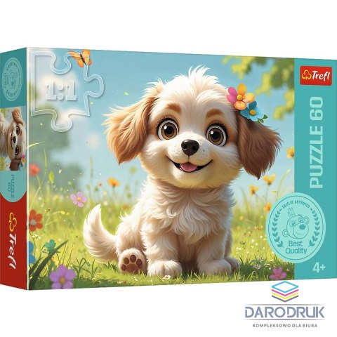 Trefl Puzzle Szczeniaczkiem być 60 el. Trefl (17408)