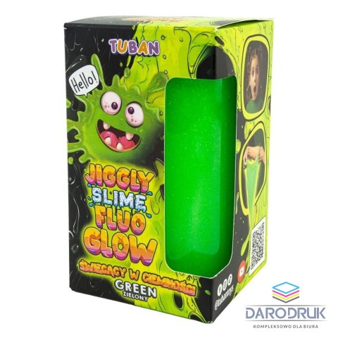 Tuban Glut Jiggly Slime Fluo Glow zielony Tuban