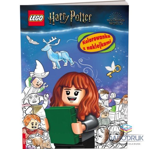 Ameet Książka dla dzieci LEGO® Harry Potter Kolorowanka z Naklejkami Ameet (NA-6402)
