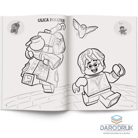 Ameet Książka dla dzieci LEGO® Harry Potter Kolorowanka z Naklejkami Ameet (NA-6402)