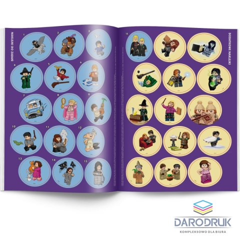 Ameet Książka dla dzieci LEGO® Harry Potter Kolorowanka z Naklejkami Ameet (NA-6402)