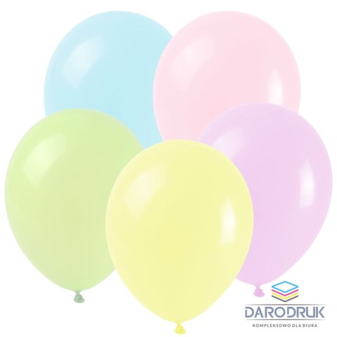 Arpex Balon gumowy pastelowe makaroniki pastelowy 250mm Arpex (K6242)