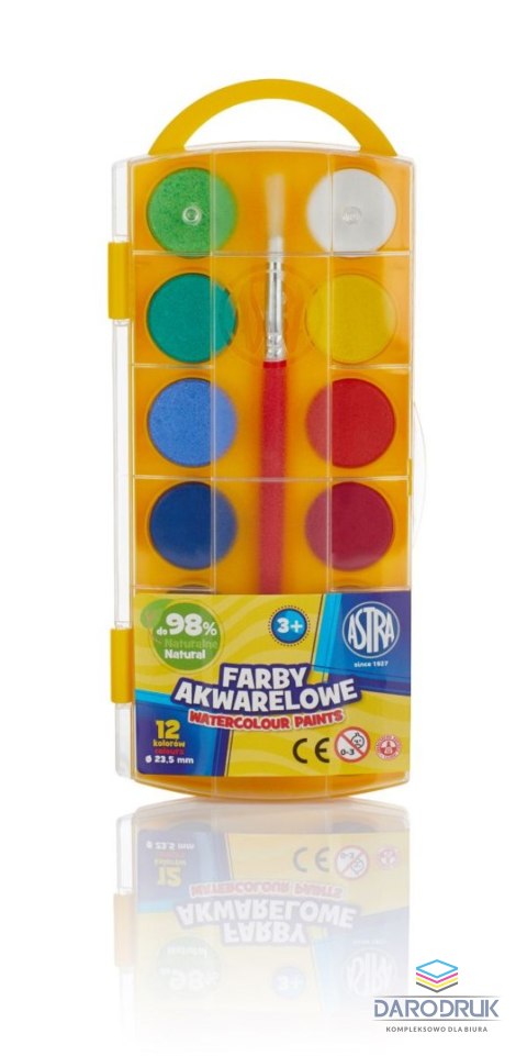 Astra Farby akwarelowe 12 kolor. Astra (83216905)