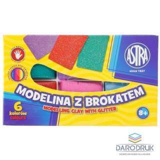 Astra Modelina 6 kol. brokatowa Astra (304109001)