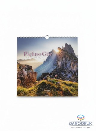 Avanti Kalendarz ścienny pIĘKNO GÓR wieloplanszowy 320mm x 320mm Avanti (KD-32)