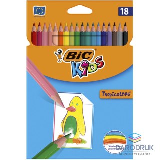 Bic Kids Kredki ołówkowe Tropicolors 2 18 kol 18 kol. Bic Kids (832567)