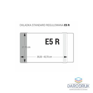 Biurfol Okładka Standard regulowana E5 R [mm:] 277x393-437 Biurfol (OZK-48)