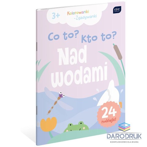 Interdruk Kolorowanka CO TO ? KTO TO? A4 16 z naklejkami Interdruk (5902277312112)