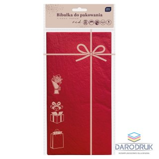 Interdruk Papier pakowy Bibułka czerwony 5902277345561 [mm:] 700x500 Interdruk (50x70cm)
