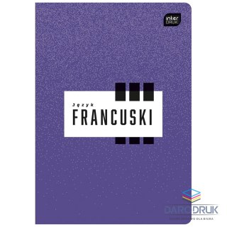Interdruk Zeszyt tematyczny A5 j.francuski 60k. krata Interdruk (ZE60FRA)