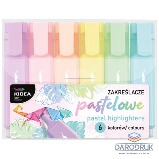 Kidea Zakreślacz Pastel wkład mix Kidea (ZP6KA)