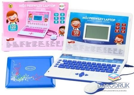Lean Zabawka edukacyjna Laptop interaktywny 60 funkcji niebieski Lean (20107)