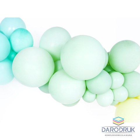 Partydeco Balon gumowy Party Deco BALONY STRONG pastelowy 10 szt pistacjowy 270mm Partydeco (SB12P-096-10)