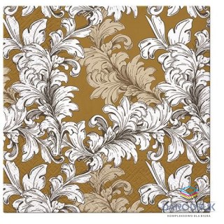 Paw Serwetki Lunch Damask Ornament mix nadruk bibuła [mm:] 330x330 Paw (SDL132400)