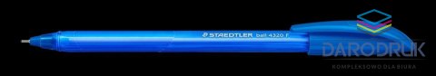 Staedtler Długopis trójkątny 4320 F wkład niebieski 0,7mm Staedtler (S 4320 F-3)