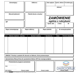 Stolgraf Druk samokopiujący 2/3 A4 Zamówienie 100k. Stolgraf (M7)