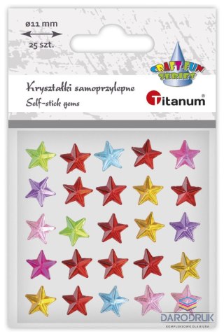 Titanum Kryształki Craft-Fun Series gwiazdki mix Titanum (24SL0397)