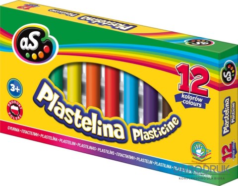 As Plastelina 12 kol. mix As (5901137139302)