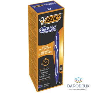 Bic Długopis żelowy długopis wkład niebieski 0,3mm Bic (950922)