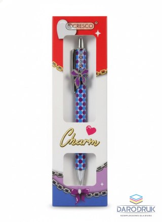 Cresco Długopis CHRAM Kokardka wkład niebieski Cresco (751001-4)