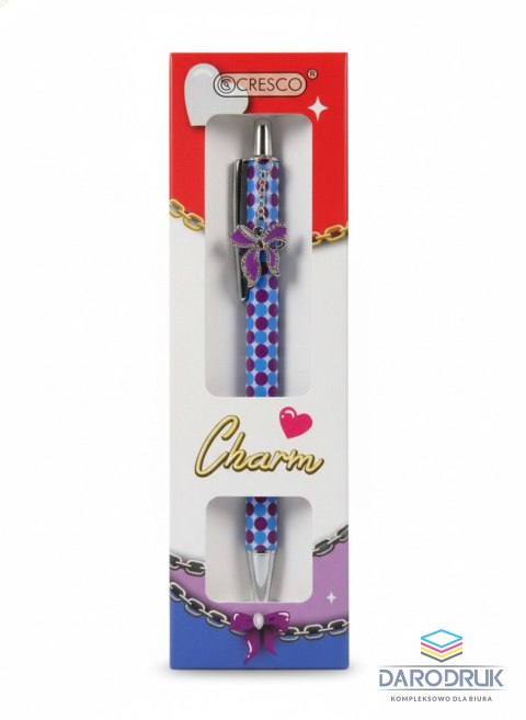 Cresco Długopis CHRAM Kokardka wkład niebieski Cresco (751001-4)