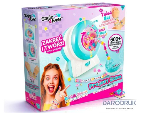 Epee Zestaw kreatywny dla dzieci Projekt Glam Zakręcony kreator bransoletek Epee (EP60468)