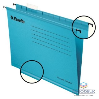 Esselte Teczka zawieszkowa A4 standardowe niebieski karton 212g Esselte (90311)
