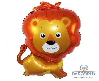 Godan Balon foliowy Lew z grzywą, 66x48 cm Godan (BF-HLWG)