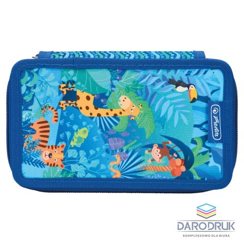 Herlitz Piórnik Potrójny Jungle safari 31 cz. Herlitz (400197094)
