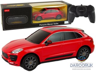 Lean Samochód R/C Porsche Macan Turbo 1:24 Rastar Czerwony Lean (15268)