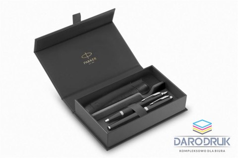 Parker Zestaw ekskluzywny IM długopis + pióro CT BLACK Parker (2214457)