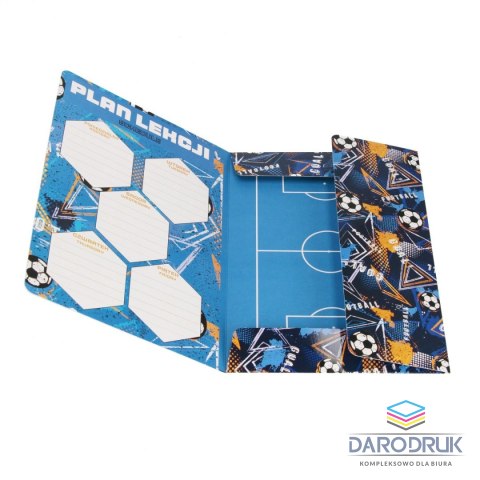 Starpak Teczka kartonowa na gumkę Football A4 mix Starpak (553549)