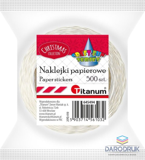 Titanum Naklejka (nalepka) Craft-Fun Series Mikołaj vintage naklejki na rolce Titanum (25YQ-010)