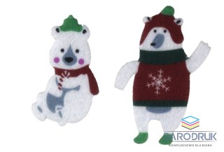 Titanum Naklejka (nalepka) Craft-Fun Series filcowe xmass niedźwiedzie polarne Titanum (4825)