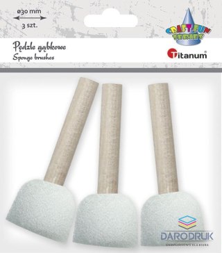 Titanum Pędzel Craft-Fun Series gąbka do malowania 3cm nr 3 Titanum