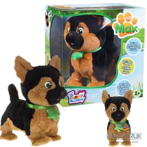 Tm Toys Pluszak interaktywny Puppy Luv piesek Max niemiecki interaktywny Tm Toys (DKO0866)