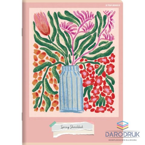Top 2000 Zeszyt A5 DINO/SPRING 60k. 70g linia Top 2000 (400169406)