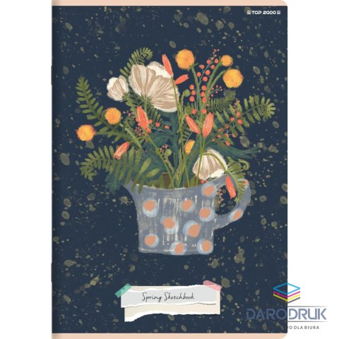 Top 2000 Zeszyt A5 DINO/SPRING 60k. 70g linia Top 2000 (400169406)