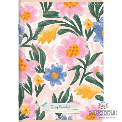 Top 2000 Zeszyt A5 DINO/SPRING 60k. 70g linia Top 2000 (400169406)