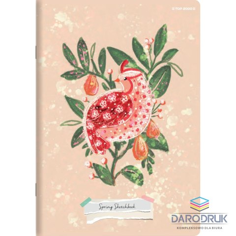 Top 2000 Zeszyt A5 DINO/SPRING 60k. 70g linia Top 2000 (400169406)