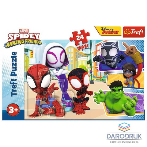 Trefl Puzzle Spiday I Przyjaciele 24 el. Trefl (14348)