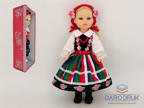Adar Lalka w stroju ludowym, z polskim głosem, śpiewa i mówi po polsku, twarda; Box [mm:] 380 Adar (589476)